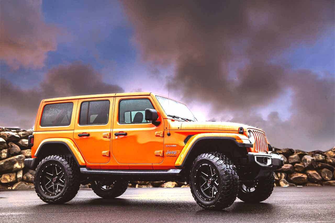 2020 Jeep Wrangler Rubicon with wicked wheels