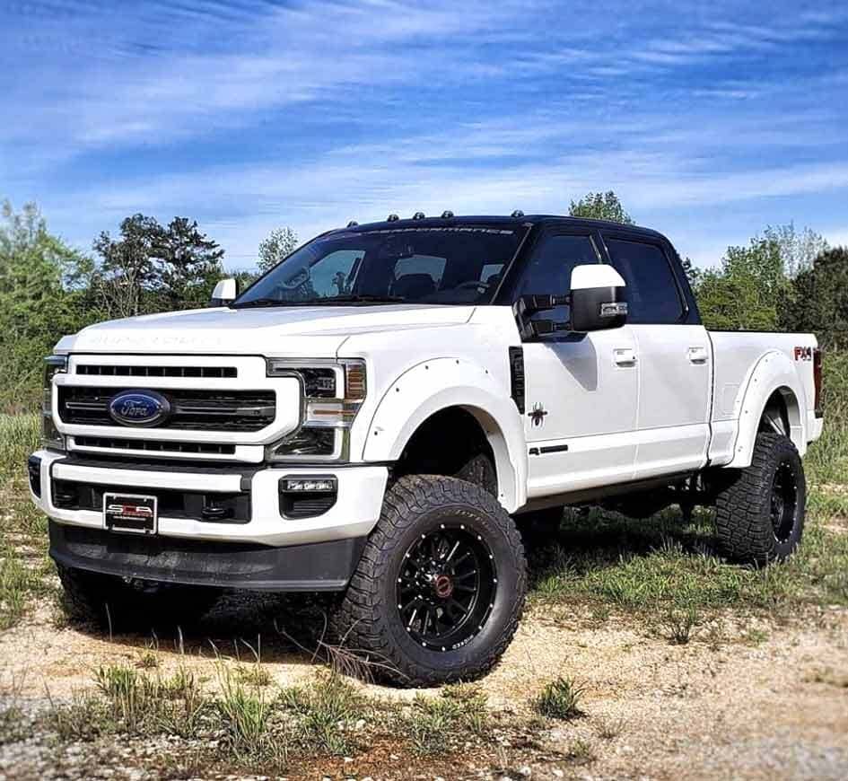 2019 Ford F-250 with wicked wheels
