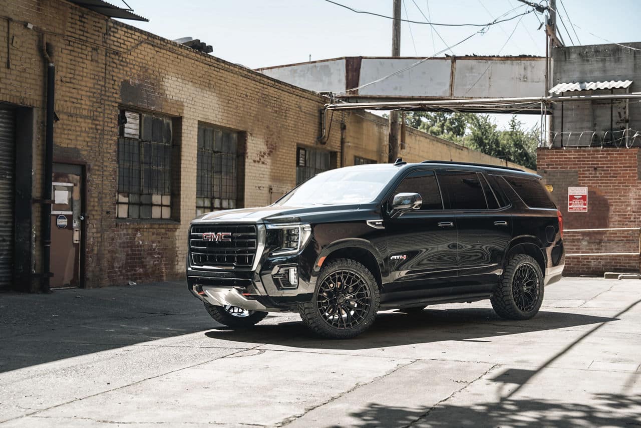 fuel off-road-fc869-sigma-matte black gloss black lip-22x9.5-2021 gmc yukon 18