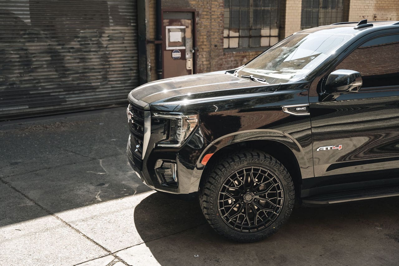 fuel off-road-fc869-sigma-matte black gloss black lip-22x9.5-2021 gmc yukon 29