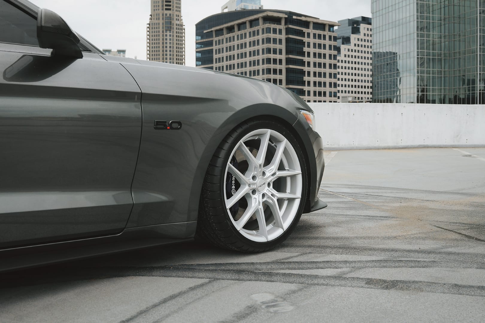 Ford Mustang GT Front Closeup