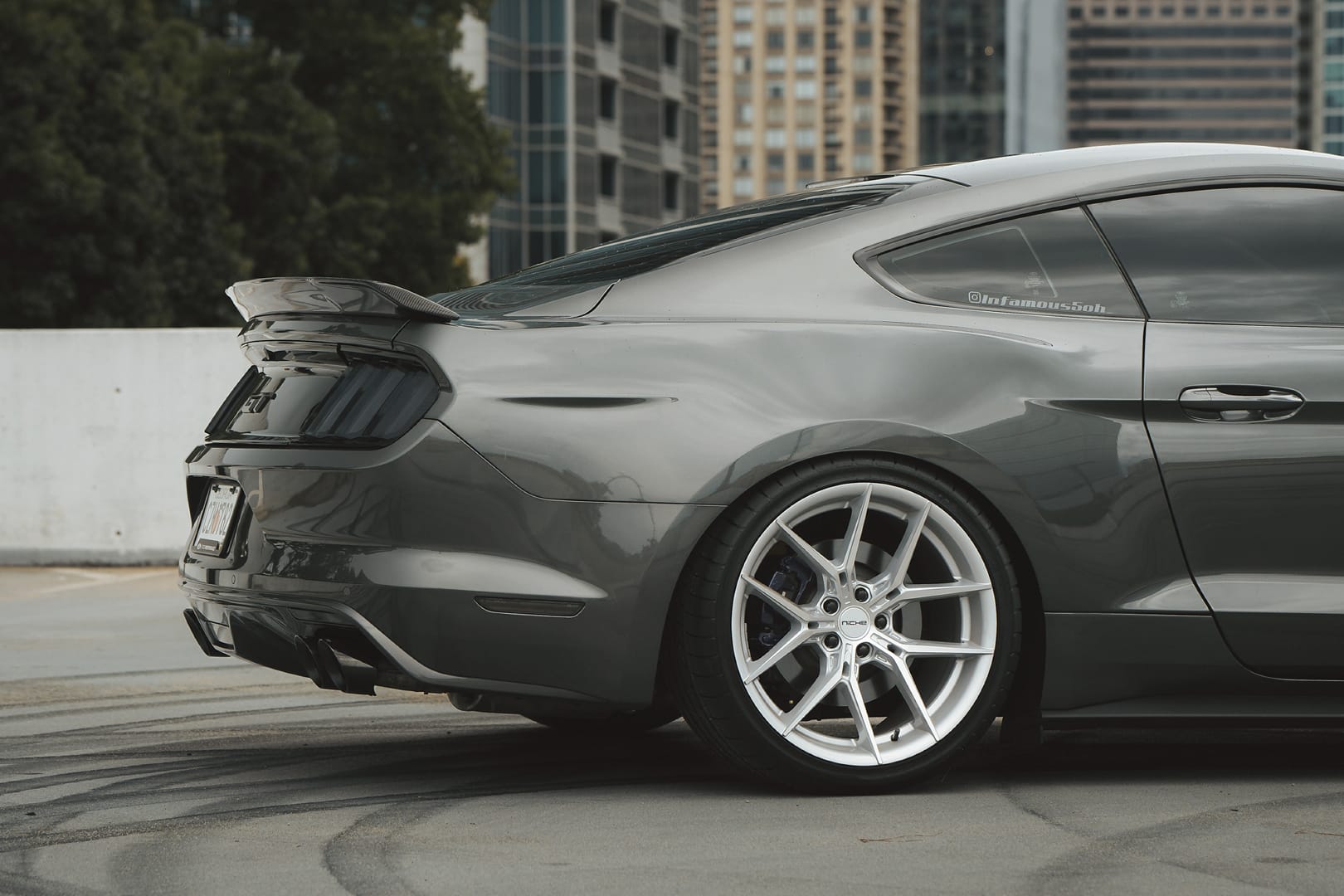 Ford Mustang GT rear closeup