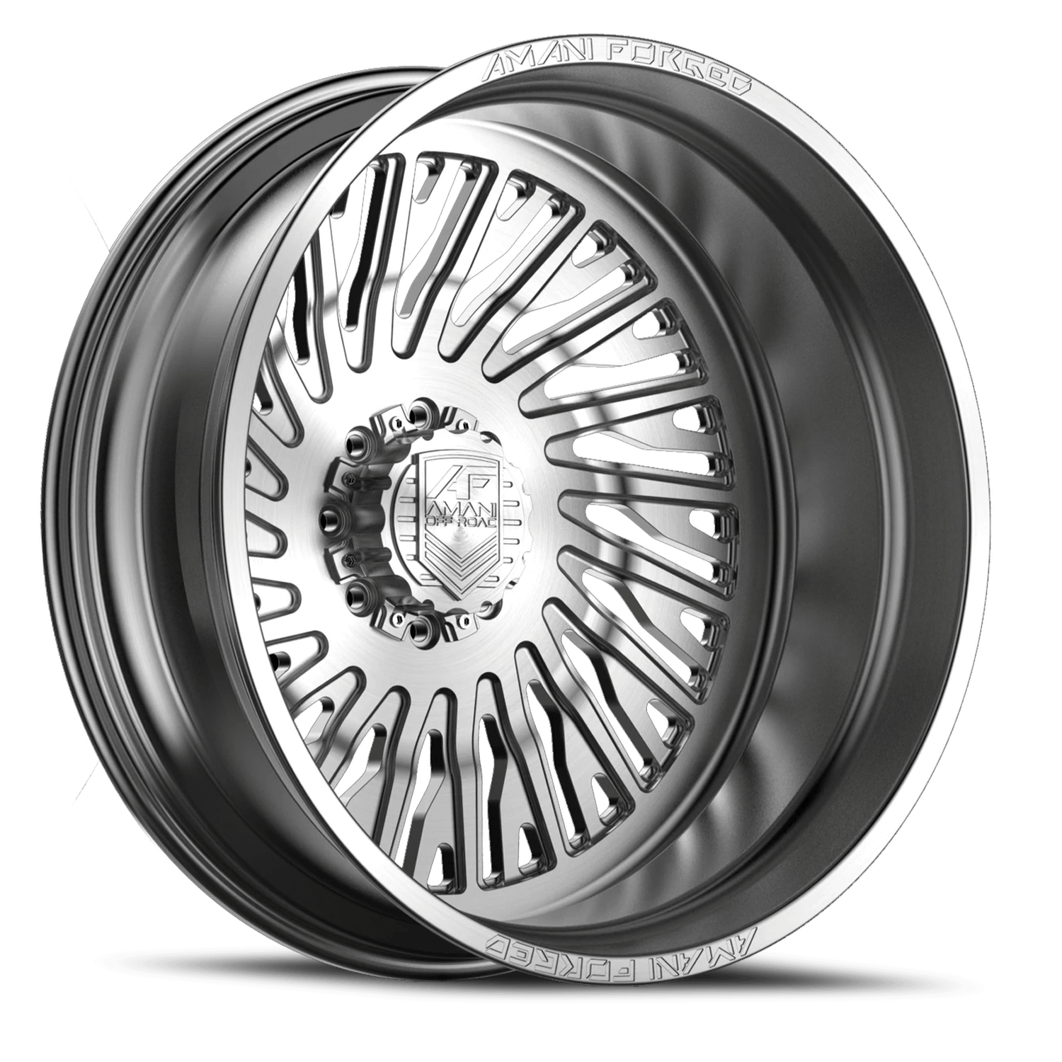 Amani Guru Dually Rims & Wheels Brushed Silver , 8.25×28