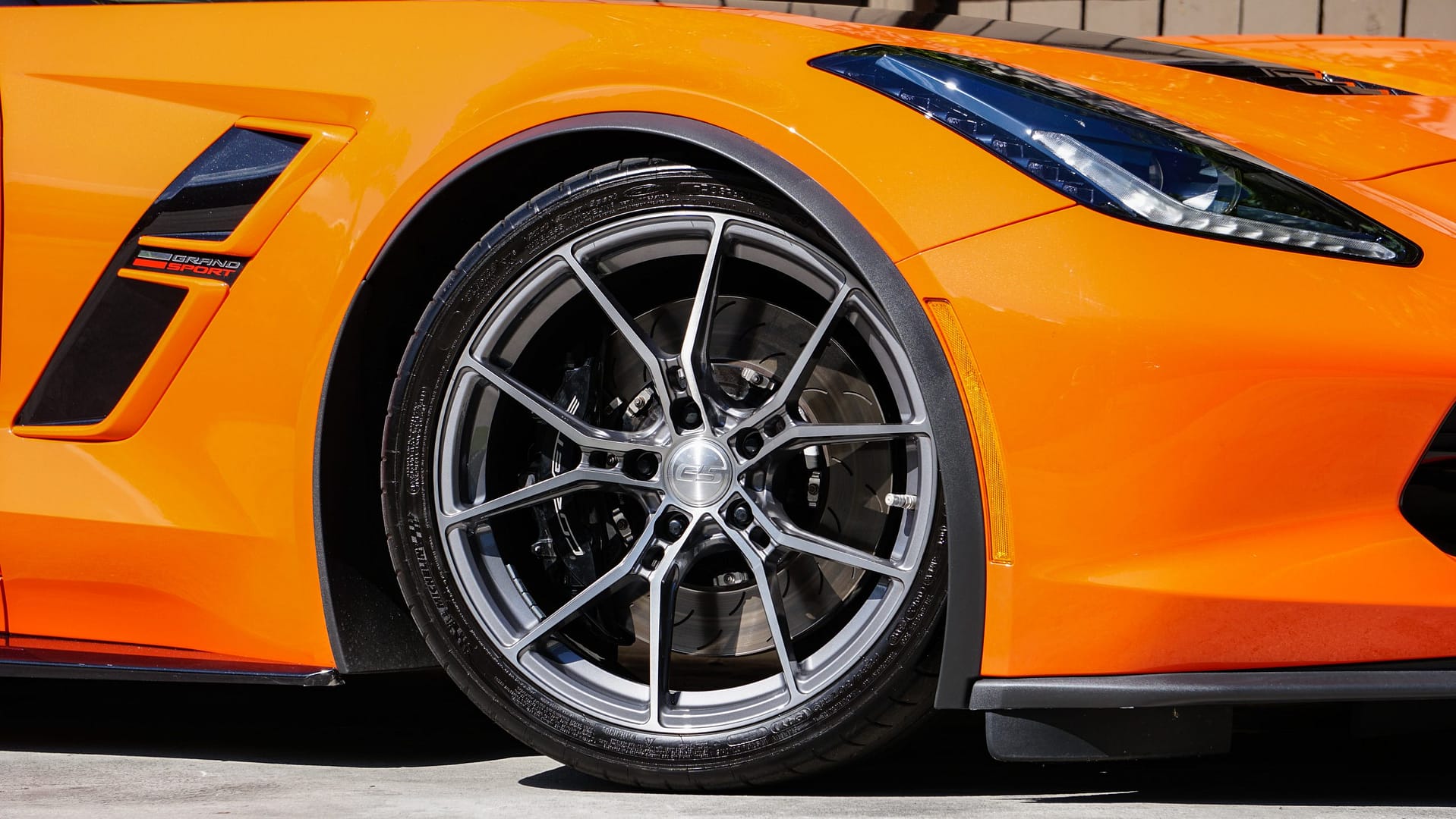 C7 ORANGE GRAND SPORT - High-Quality Corvette Wheels | E5 Wheels