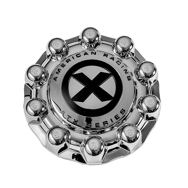 American Racing ATX Series Full Front Snap on Cap Cover Chrome