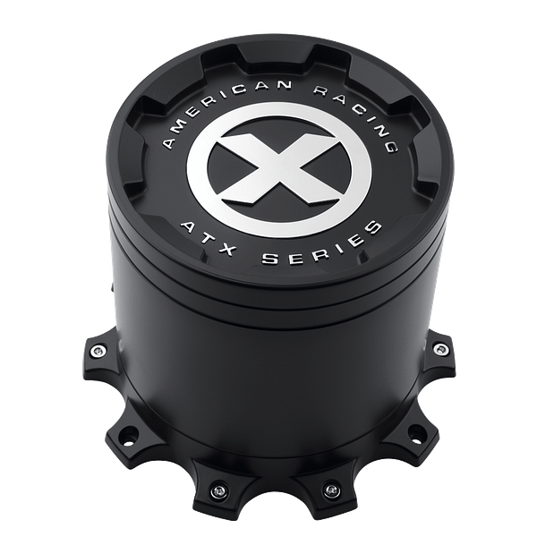 American Racing ATX Series Bolt on Rear Cap Black