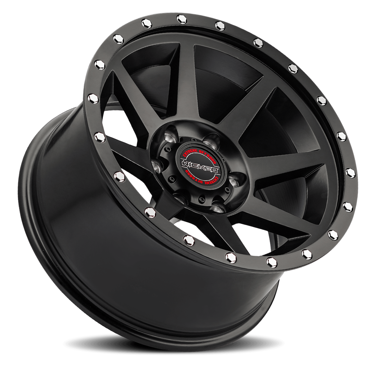 W935 Satin Black - WICKED OFF-ROAD WHEELS