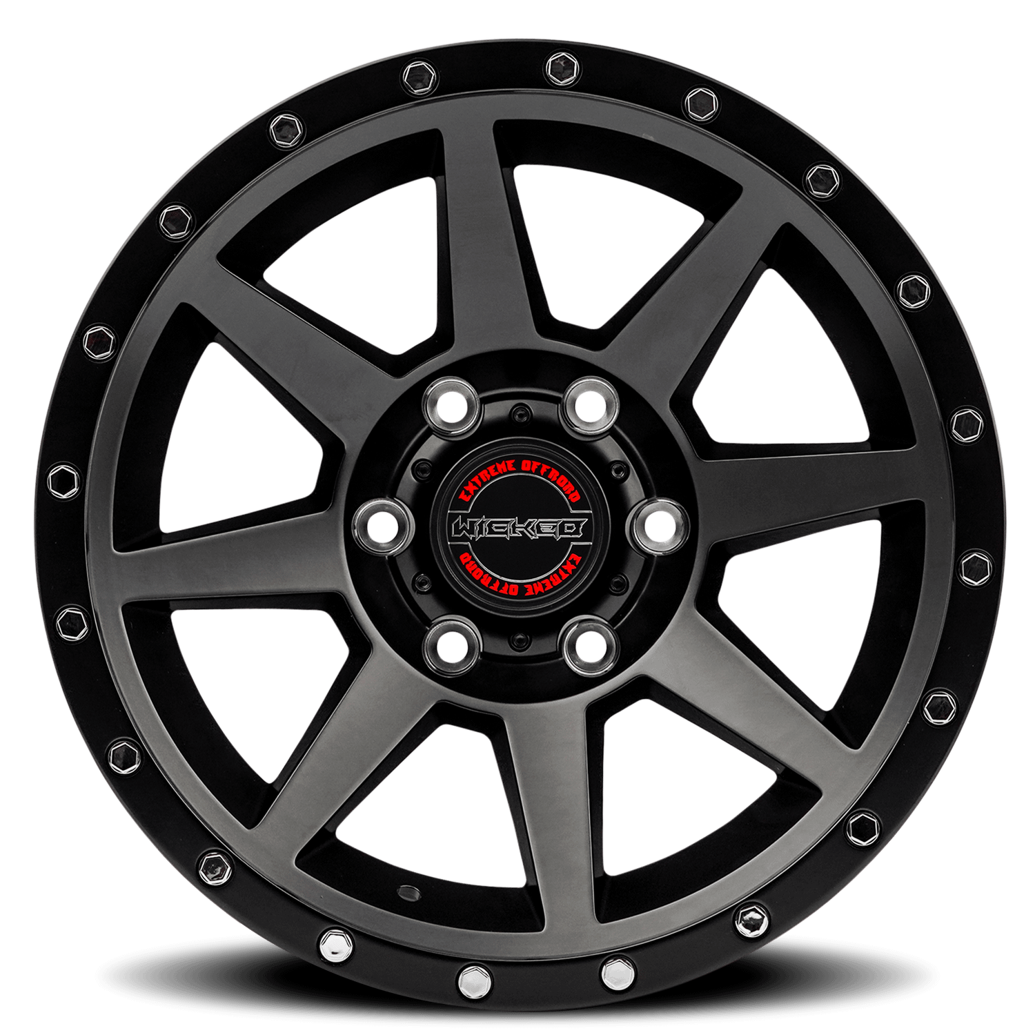 W935 Satin Black - WICKED OFF-ROAD WHEELS
