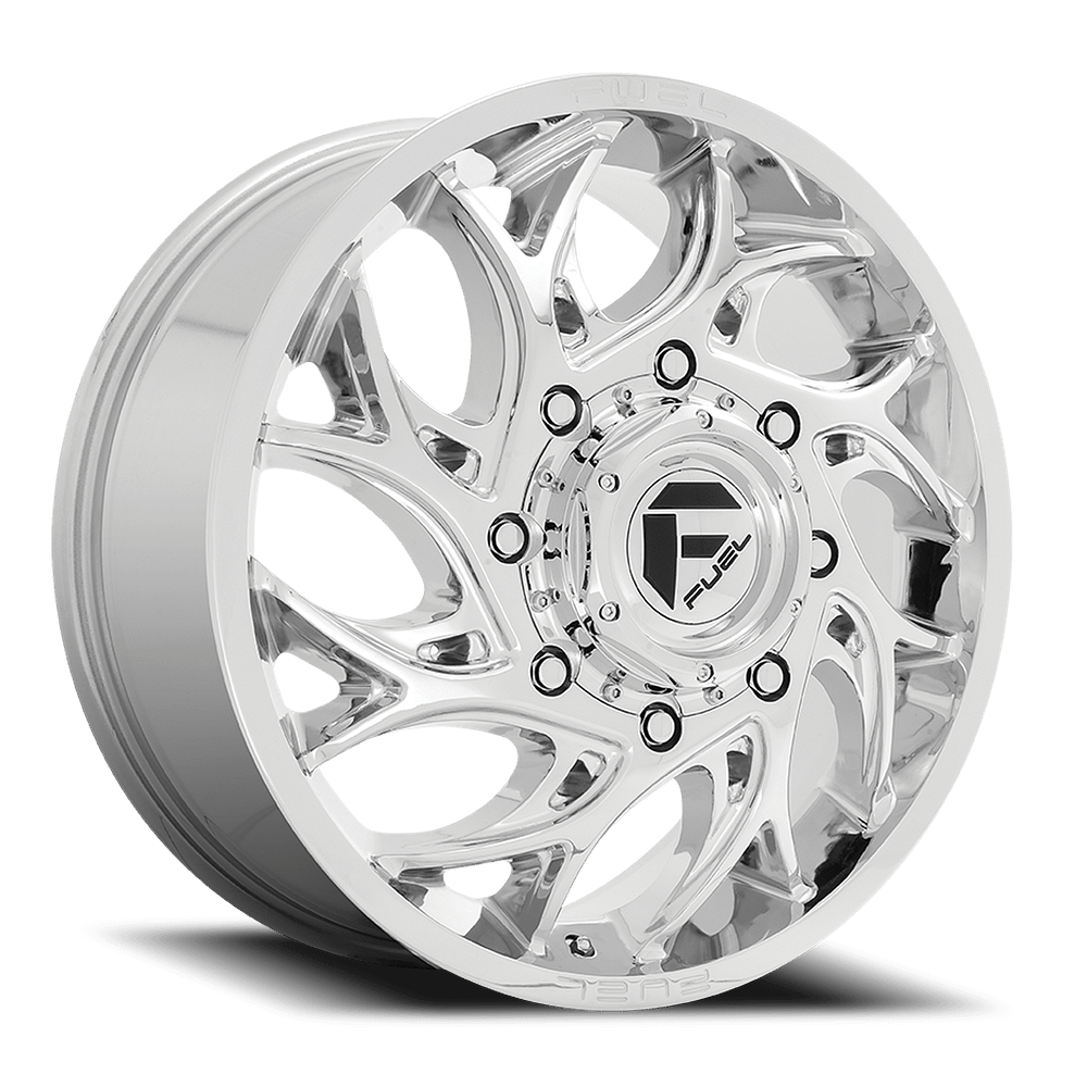 Runner Dually D740 Chrome 8 lug Front 0001