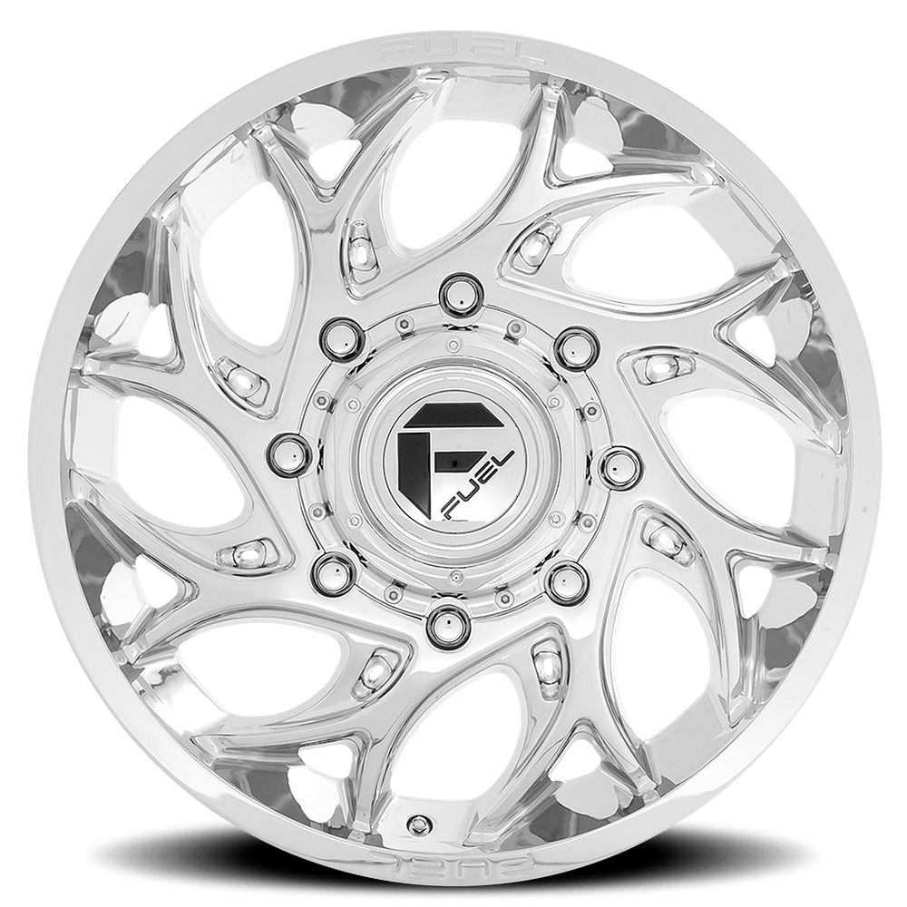 Runner Dually D740 Chrome 8 lug Front 0003