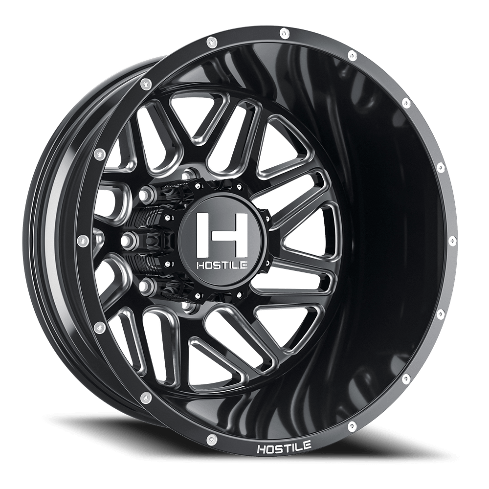 Sprocket Dually H401 BC Blade Cut Milled 8 lug Rear 0001