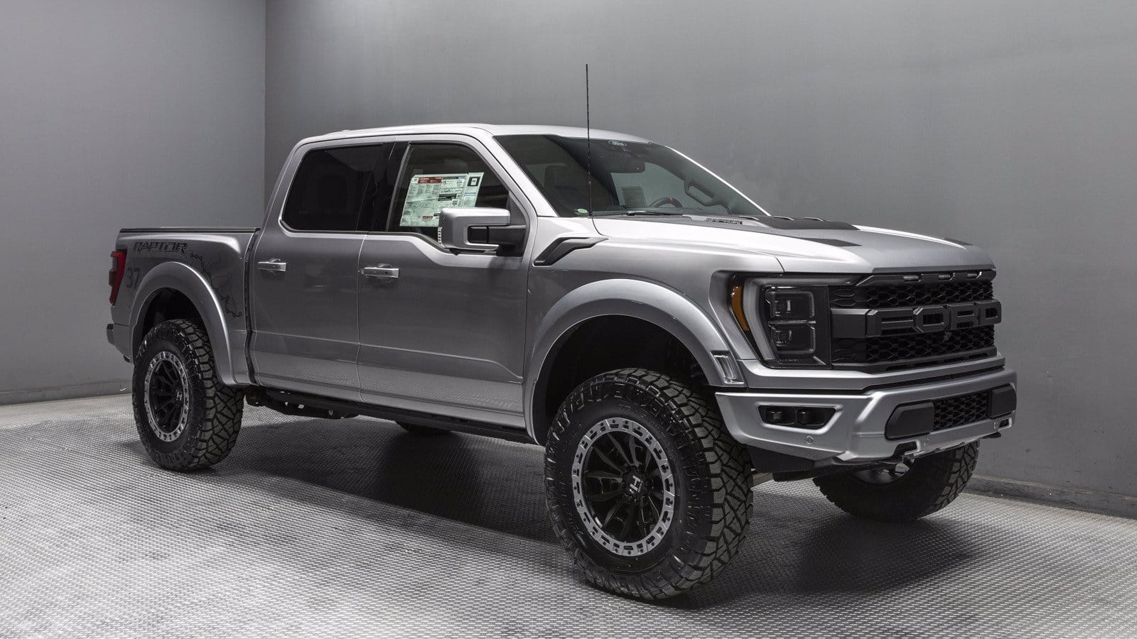Ford Raper Silver 2021 Ford F-150 Raptor - Ken Grody Customs