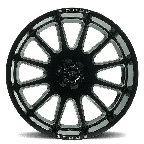 Assault 753 Gloss Black Milled 6 lug