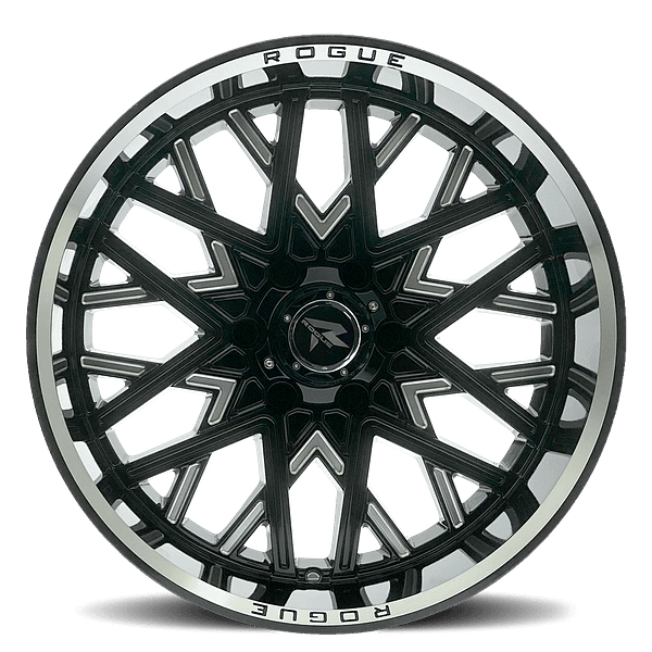 Venom 751 Gloss Black Milled 6-lug