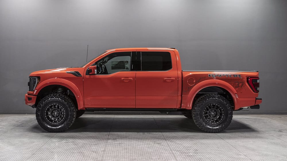 2021 Ford F-150 Raptor Orange Metallic - Ken Grody Customs