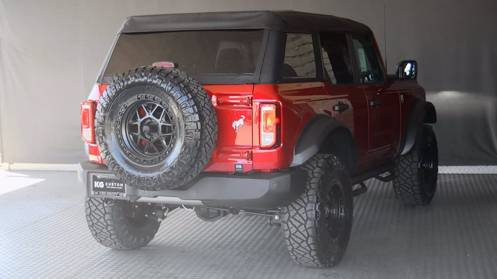 2021 Ford Bronco Big Bend Red Metallic - Ken Grody Customs