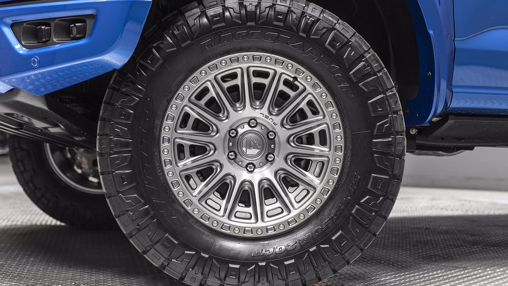 2021 Ford F-150 Raptor Blue Metallic Wheel - Ken Grody Customs