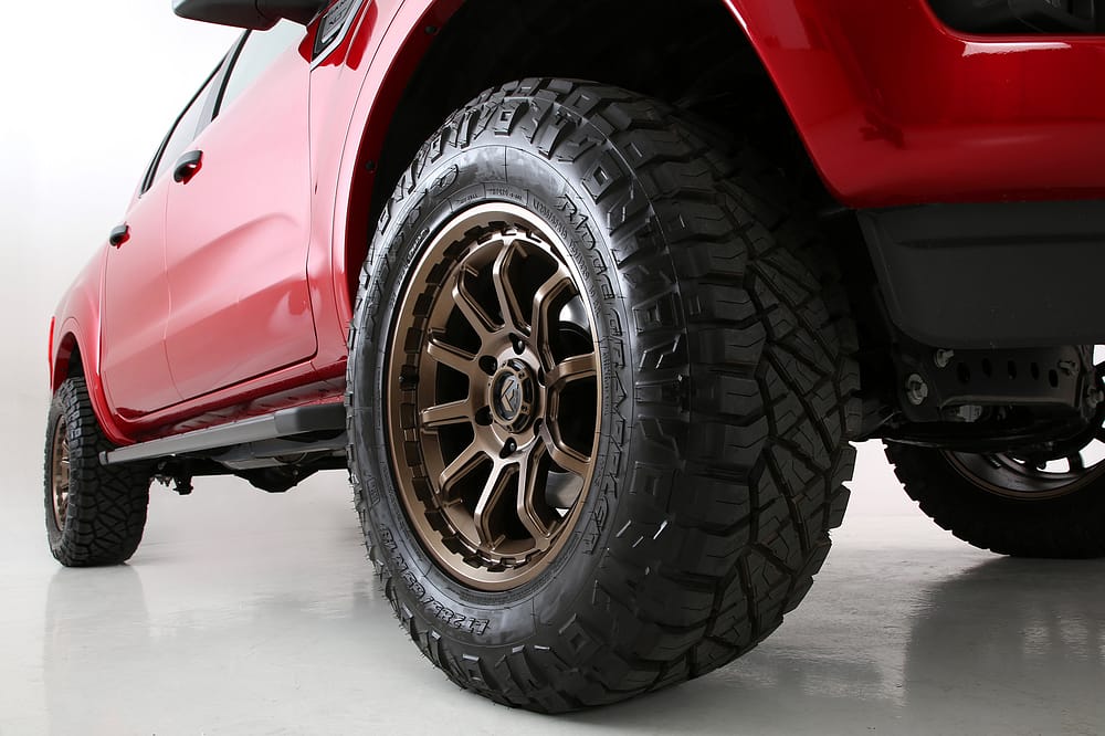 2021 Ford Ranger Red Wheel - Ken Grody Customs