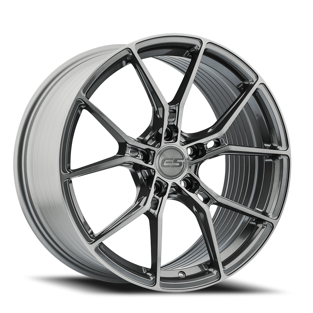 Daytona_TIU_Titanium_Brushed_5-lug_0001 - High-Quality Corvette Wheels | E5 Wheels - High-Quality Corvette Wheels | E5 Wheels