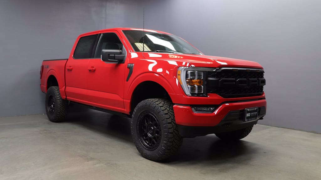 2022 Ford F-150 XLT Red - Ken Grody Customs